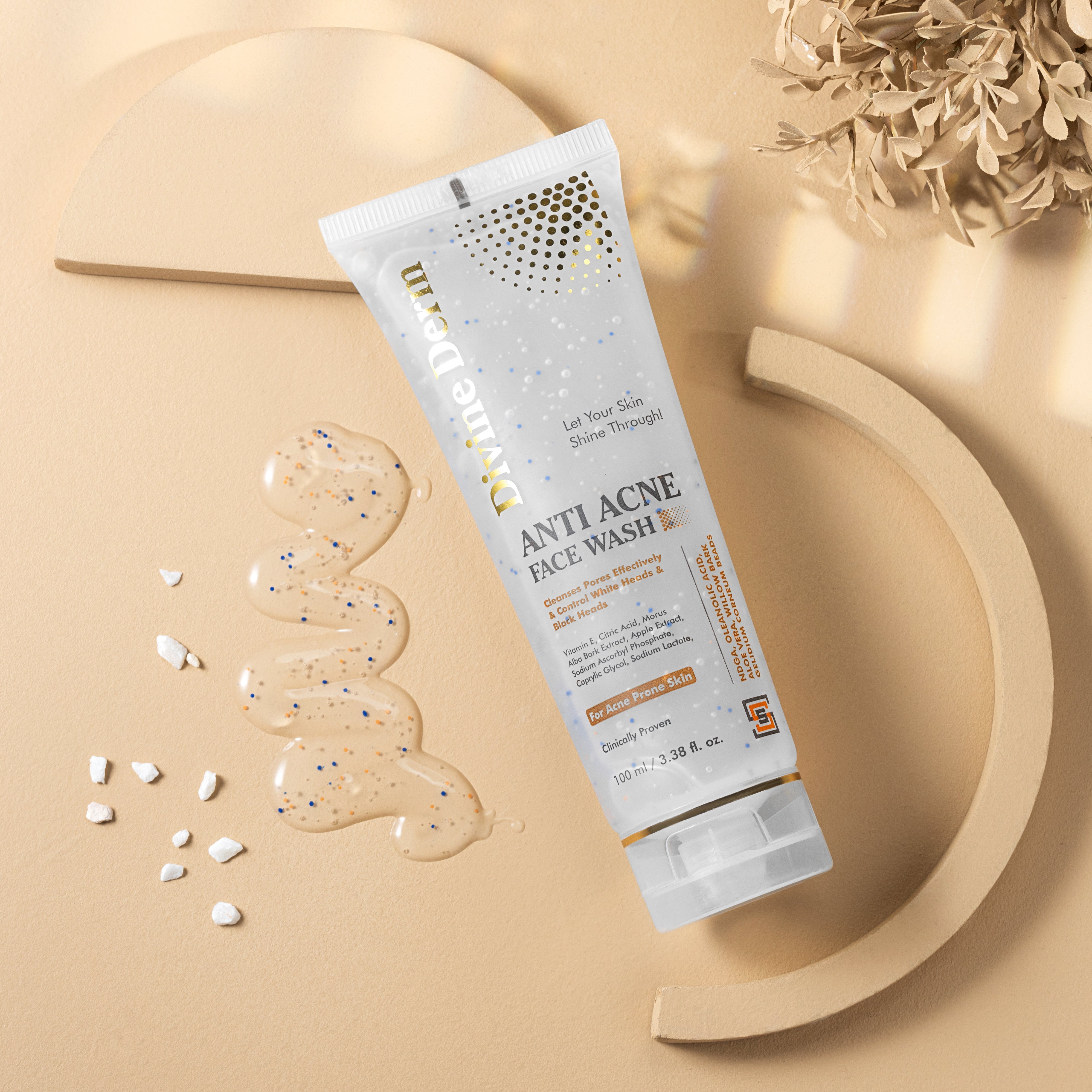 DIVINE DERM Anti-Acne Face Wash – 100ml