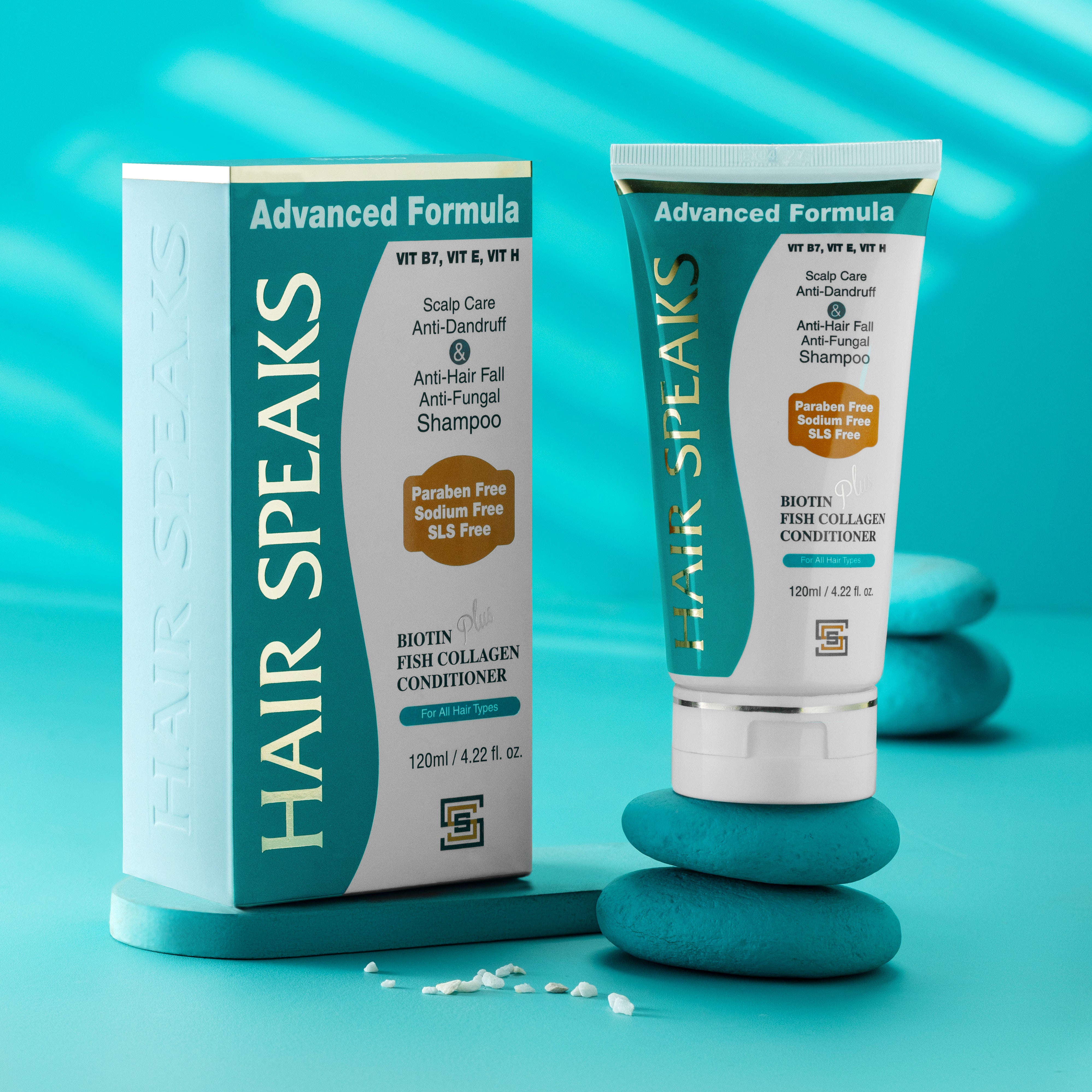 HAIR SPEAKS – Anti-Dandruff | Anti-Hair Fall | Anti-Fungal Shampoo (120ml)